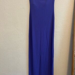 SKIMS Strapless Dress in Purple